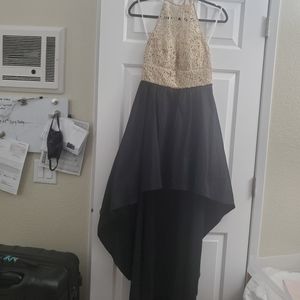 Gold & Black Gown Size Medium/ size 7/8